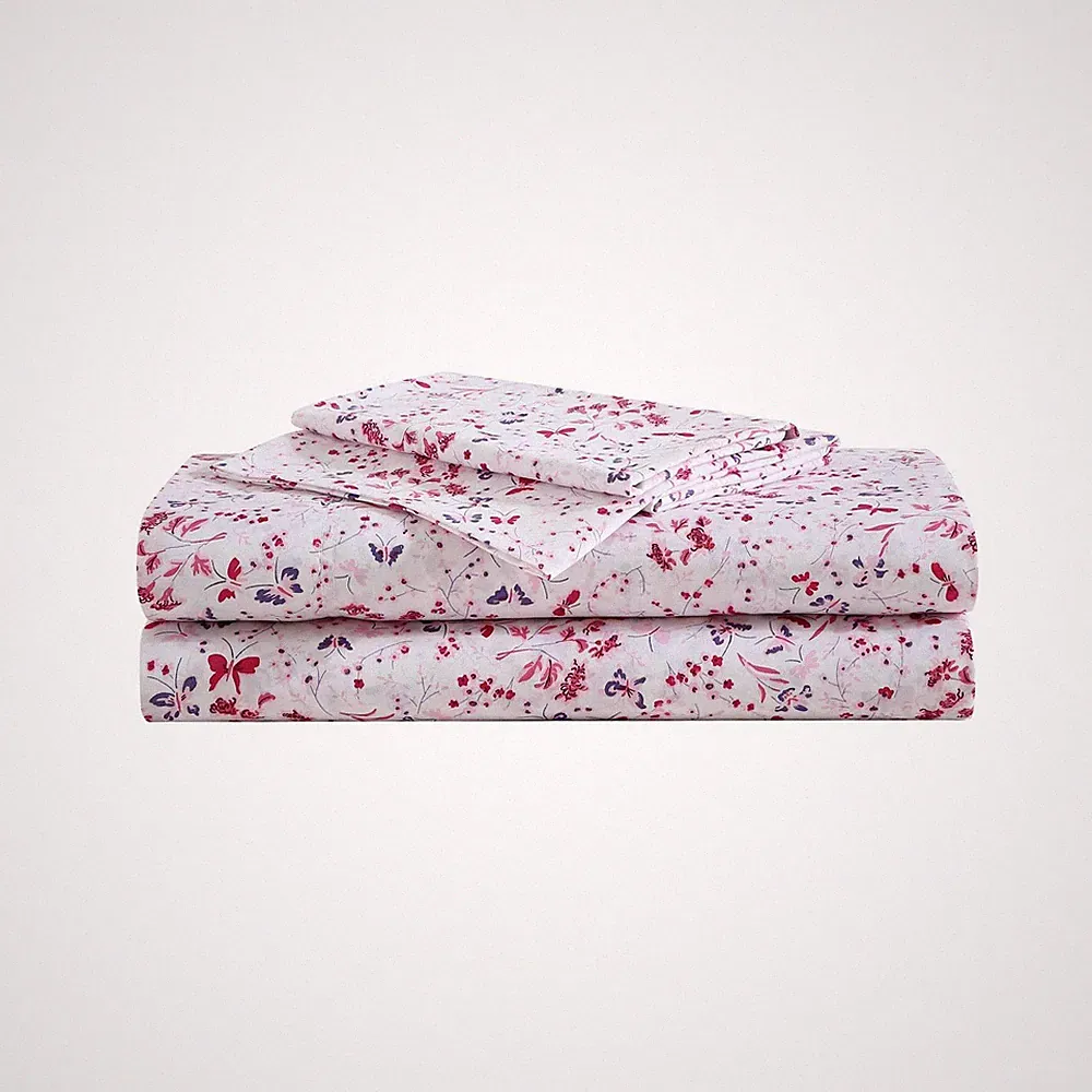 Betsey Johnson - Twin Bed Sheets, Bedding Set with Matching Sham, Fully Elastici